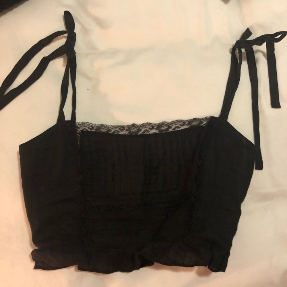 ❌SOLD❌ Reformation Lunes Top (Black) - Picture 2 of 4